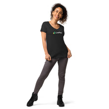 Load image into Gallery viewer, LivePlan: Women’s Fitted V-Neck T-Shirt