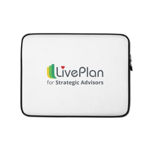 Load image into Gallery viewer, Strategic Advisor LivePlan Love: Laptop Sleeve
