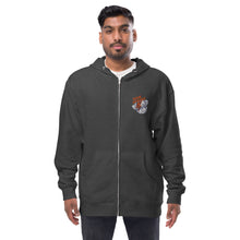 Load image into Gallery viewer, Spiders: Unisex Fleece Zip Up Hoodie
