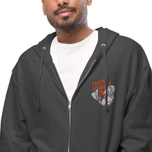 Load image into Gallery viewer, Spiders: Unisex Fleece Zip Up Hoodie
